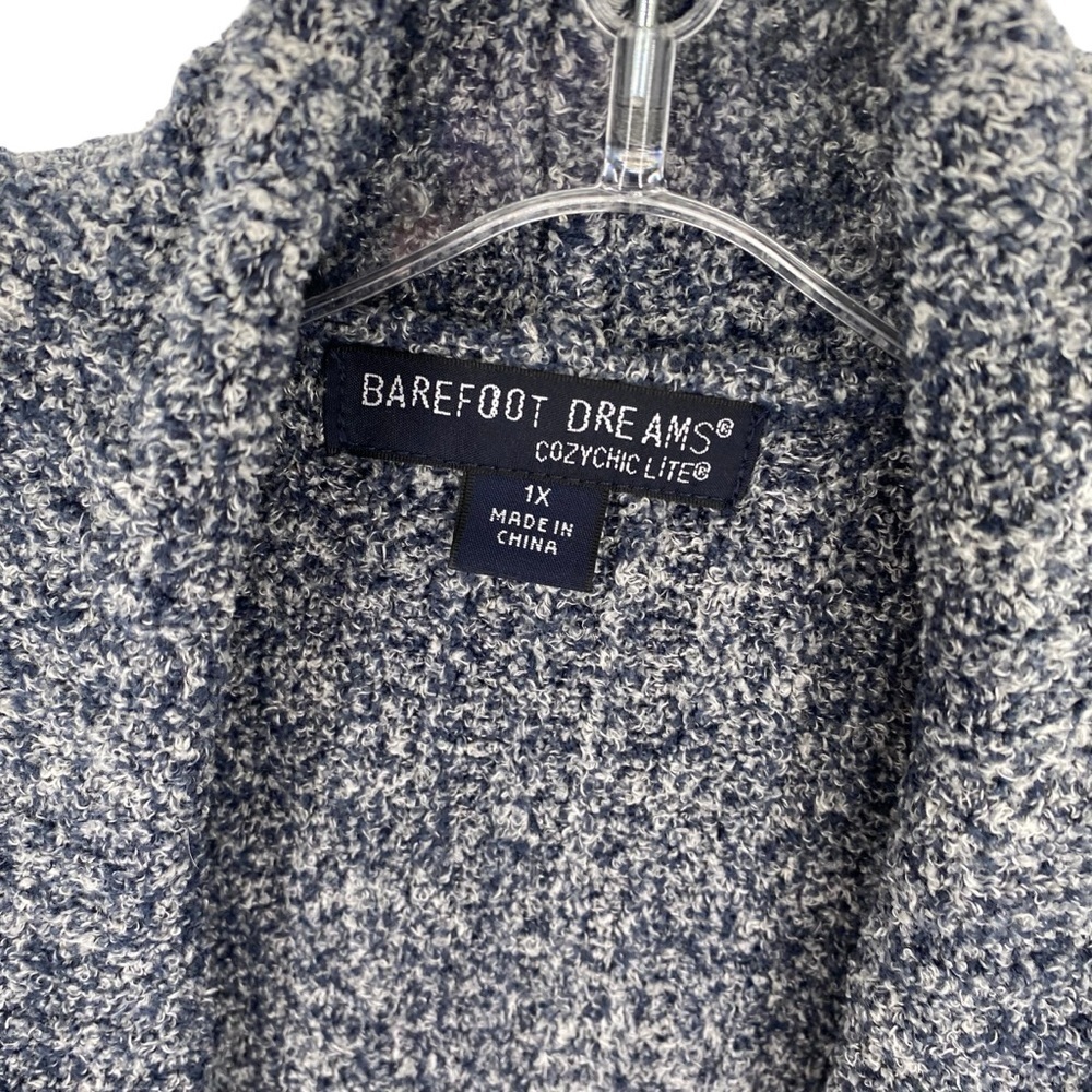 Barefoot Dreams Cozychic Lite Montecito Open Front Cardigan Sweater - Picture 10 of 13
